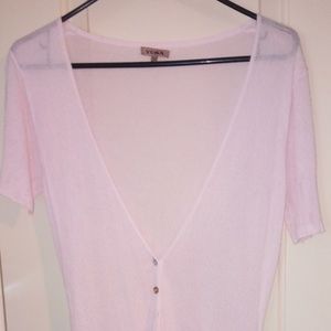 Yuca Pink Knit Cardigan